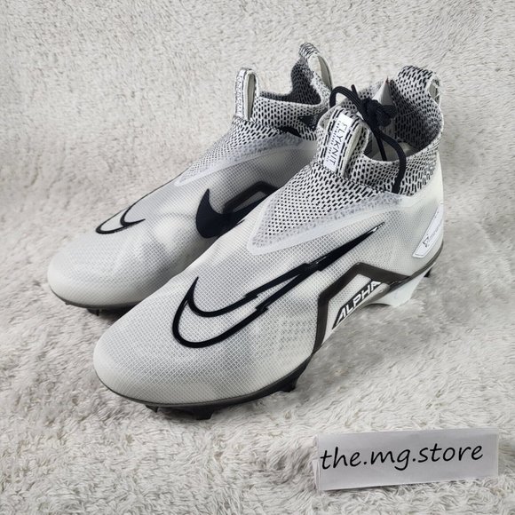 Nike Alpha Menace Elite 3 White Ghost Black Football CT6648-100 Men’s Sz 11 main image 7